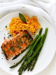 Honey Mustard Glazed Salmon Filet | All that's Jas