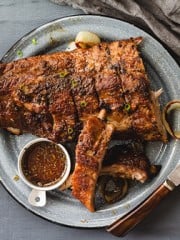 Roasted Honey Glazed Pork Ribs | All that's Jas