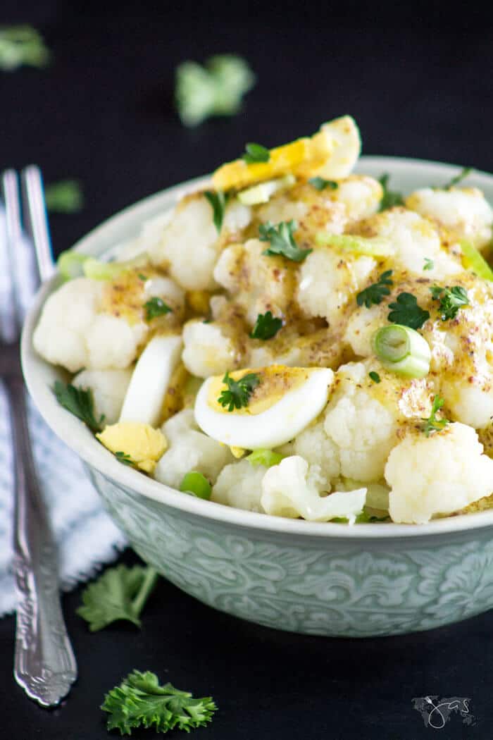 Download Cauliflower Salad: Low-Carb Mock Potato Salad | All that's Jas
