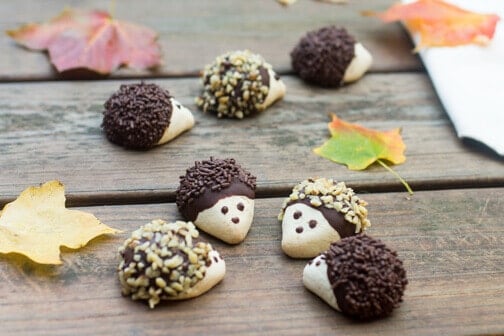 hedgehog cookies