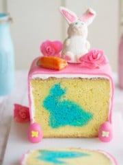 A cake with bunny