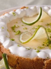 Key Lime Pie close up