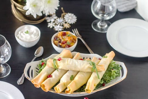 Spicy Fillo Pastry Samosa - Edible Firecrackers 