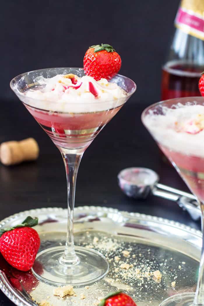 Strawberry Affogato Wine & Ice Cream Float All that's Jas