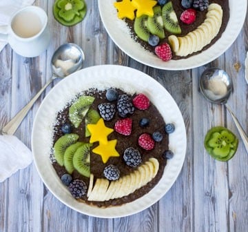 Irish Cream Chocolate Oatmeal Porridge | All that's Jas