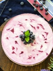 No-Bake Kefir Blueberry Cheesecake | All that's Jas