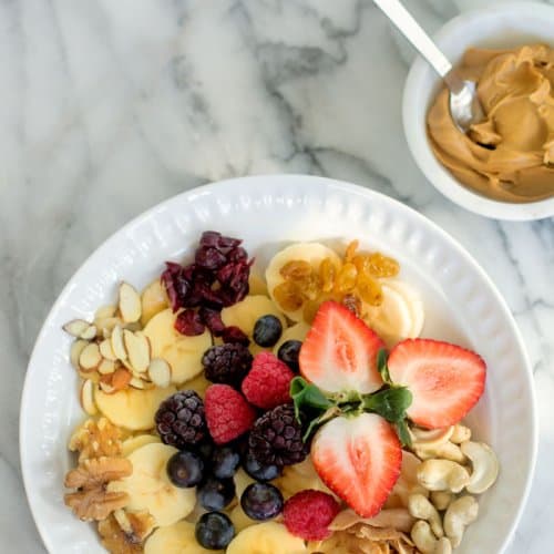 Fruit & Nuts Monkey Breakfast Bowl