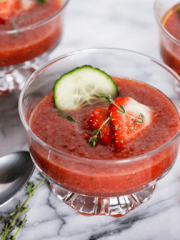 Spanish Strawberry Gazpacho | All that's Jas