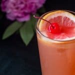 How to make Tequila Sunrise drink with grapefruit