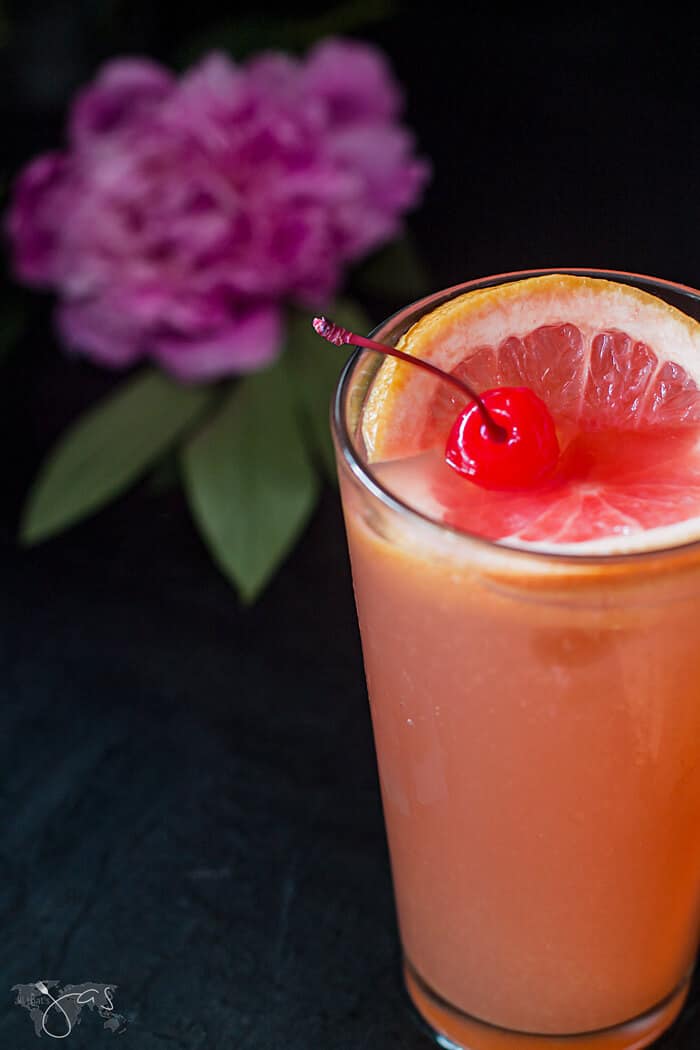 Grapefruit Tequila Sunrise Cocktail Recipe All that's Jas