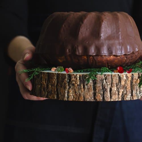 Marzipan Gugelhupf with Candied Fruit &amp; Chocolate Glaze | All that&amp;#39;s Jas