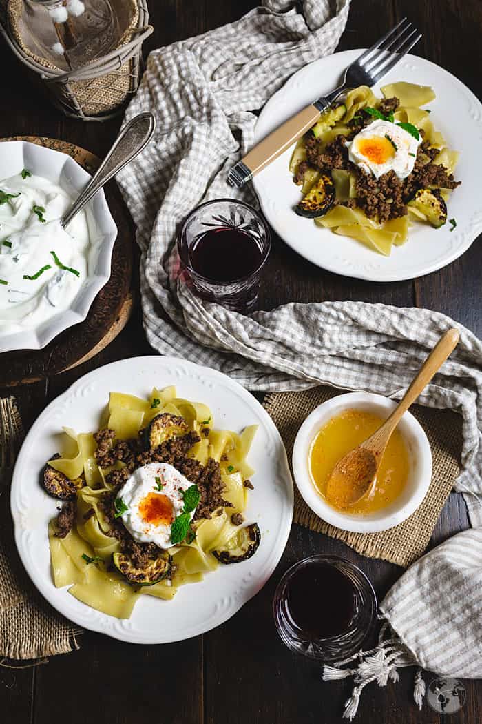 Turkish Noodles with Garlic Yogurt Yoğurt Makarna All that's Jas