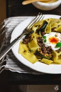 In turkey, ground lamb and pasta is typically enjoyed with a spiced up yogurt.