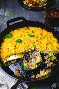 Chilean corn shepherd's pie is a typical dish that is super easy to make.