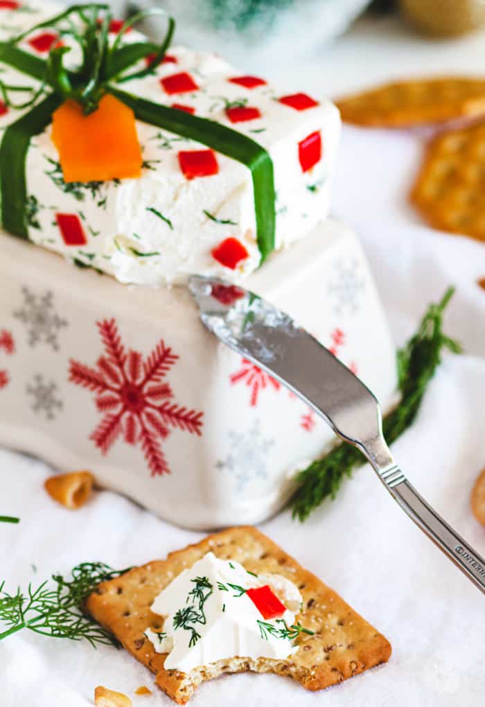 Garlic Dill Cream Cheese Schmear 'Christmas Gift' All that's Jas