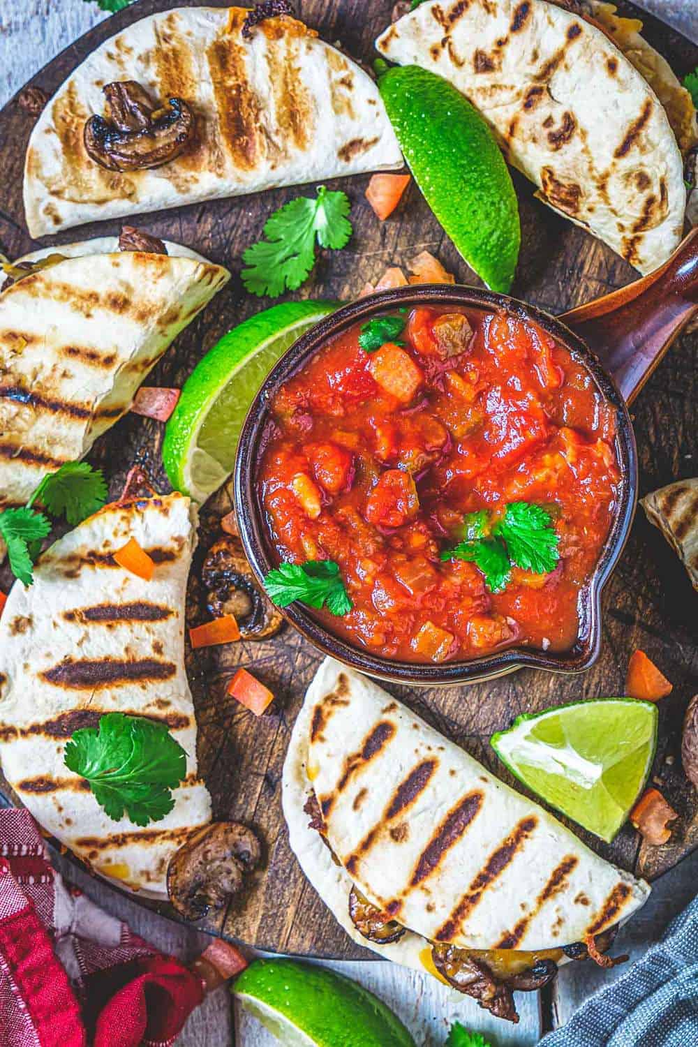 Mini Steak Quesadillas with Mushrooms Recipe-image