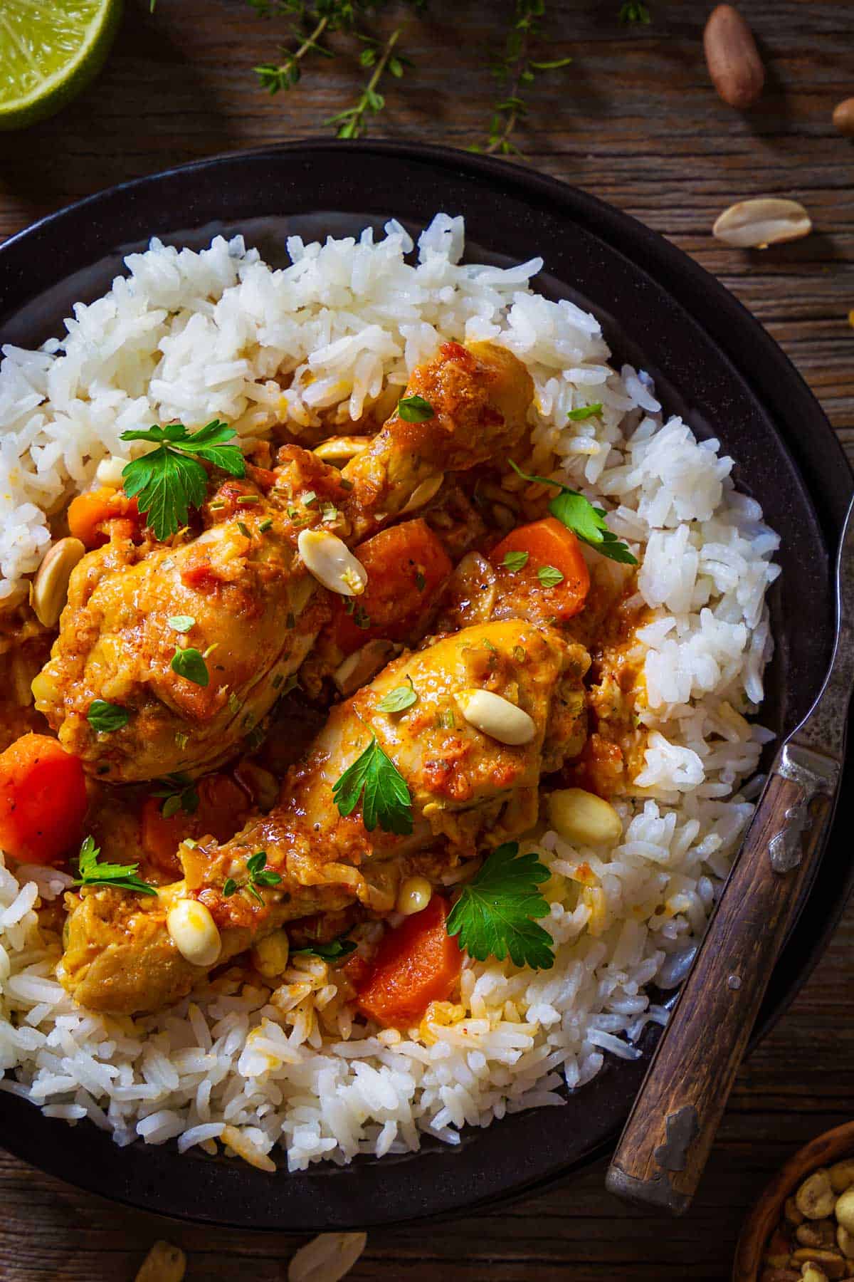 One-Pot West African Spicy Chicken and Peanut Stew