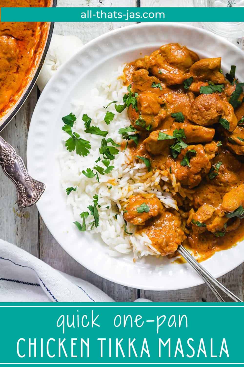 One Pan Chicken Tikka Masala All that s Jas